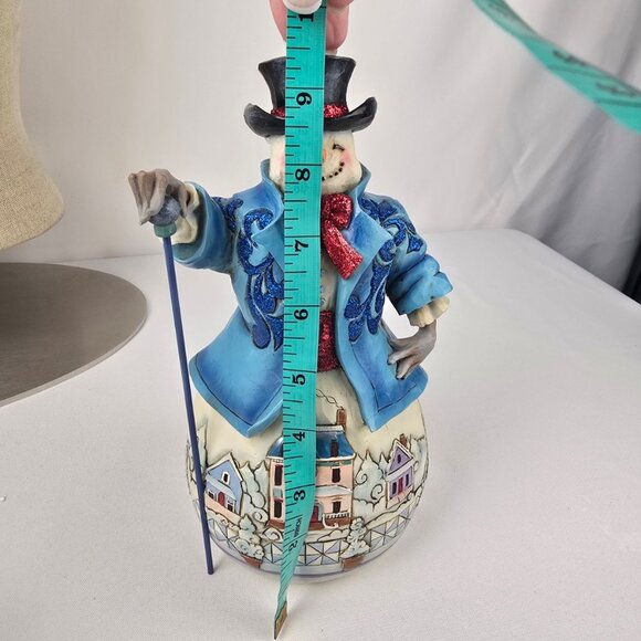 Jim Shore for Enesco Heartwood Creek Winter Wonderland Snowman Figurine 4041074 - Picture 8 of 10